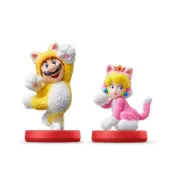 (店+)【Nintendo 任天堂】NS Switch  超級瑪利歐3D世界 + 狂怒世界 amiibo 貓咪碧姬公主 任天堂原廠