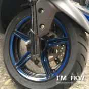 反光屋FKW 勁戰 勁戰四代 BWSR 反光五爪貼+專屬輪框貼 YAMAHA CYGNUS-X