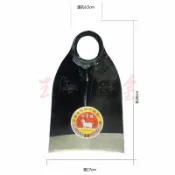 協貿國際日用品生活8館 云南昆明本土山羊牌圓孔鋼鋤翻地農具槐木大鋤頭種菜鋤棒