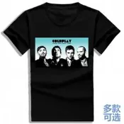 酷玩樂隊coldplay滿腦夢搖滾樂隊彩潮全純棉短袖t恤衫半袖上衣服