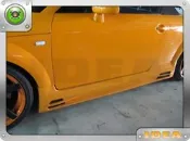 泰山美研社5475 AUDI 奧迪 TT 8N R版 側裙組