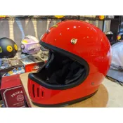 【肥佬嚴選】海鳥牌 山車帽 亮紅 Penguin pn863 三扣 全罩 復古 現貨 越野 oldschool