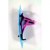 TACX DEVA 碳纖&玻玻璃纖維複合水壺架 粉紅色 吉興單車