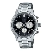 【CASIO 卡西歐】CASIO卡西歐 EDIFICE 三針三眼 經典黑 計時碼錶 EFR-575D-1A_40.5mm
