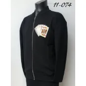 高雄凡賽斯歐洲精品 HUGO BOSS BOSS 左胸撲克牌 背後花色字體 黑色 棒球外套 外套