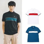 【LE COQ SPORTIF 公雞】短袖立領衫 男款 3色 LWX21045