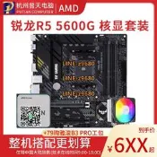 【可開發票】AMD R5 5600G/5600/5600X 全新散片 華碩B550技嘉B450主板CPU套裝