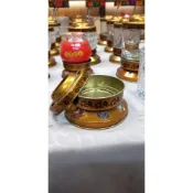(店+)弘喧 水晶 玻璃 酥油燈杯 酥油粒 燭台杯 耐熱 光明燈 供油燈 供燈 佛桌 供佛 消災 解厄 招財 寺廟