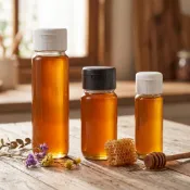 【300cc/500cc/550cc/889cc】台灣製食品級 蜂蜜瓶玻璃罐 廣口蜂蜜罐 龍眼蜜瓶 果醬罐 梅酒瓶
