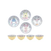 【蝦皮直營】Disney 陶瓷飯碗4入組 維尼熊 餐碗 餐具 迪士尼 小熊維尼 兒童碗 副食品碗