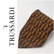 義大利製TRUSSARDI精品時尚型男文青雅痞領帶非PARKER百利金西華萬寶龍LV派克經典K金DUNHILL元起標