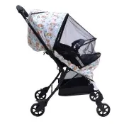【VIVIBABY】貝殼型嬰 全罩式加大加密拉鍊嬰兒車蚊帳 嬰兒手推車防蚊帳(手推車 餐搖椅 安全座椅 可用)