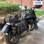 ✧ VESSEL✧ 機車側包  機車後包莎琪莉機車邊包改裝復古騎士包金吉拉馬鞍包側邊通用防水掛包
