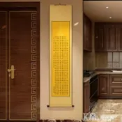 抄寫大悲咒心經字畫掛畫卷軸豎版玄關畫佛堂禪意茶室壁畫書房牆畫【摩可美家】