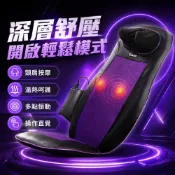 (店+)【MOLIJIA 魔力家】直營｜M619 摩術大師頸背多功能背部肩頸舒壓按摩椅墊/電動背部按摩墊/坐墊(BY060019)