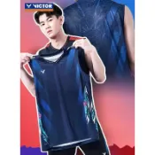 《王者歸來》暢銷款羽球衣 羽球服羽毛球衣羽毛球服情侶無袖運動套裝網球衣服親子運動套裝運動衣YY勝利 羽球衣羽球T恤837