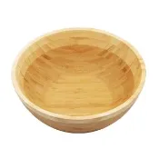 【菊川本味】竹沙拉碗-雙色-30cm(竹碗 餐碗 雙色碗 天然碗 沙拉碗 蔬果碗 露營碗 竹大碗 木質碗)