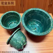 建弟工坊 綠色迷彩 花盆 6寸 7寸 8寸 9寸 1尺 塑膠花盆 盆栽 圓形圓型 青花盆 栽培盆 培養盆 再生塑料環保