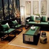 『開心樂購』中式沙發座墊實木沙發墊濤罩加厚海綿墊子高檔羅漢床坐墊四季通 用