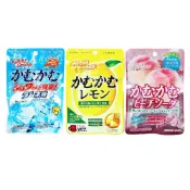 (店+)三菱食品 KAMU 果汁咀嚼糖果 岡山白桃糖 /瀨戶內檸檬糖 / 麝香葡萄糖 袋裝30g 罐裝120g【嘻饈仔現貨】