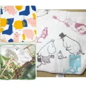 日單《姆明/嚕嚕米/MOOMIN/芬蘭/小精靈》洗臉巾 大手帕 大方巾 手帕 紗布毛圈 純棉