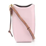 【DOKODEMO】【二手】LOEWE LOEWE POCKET 單肩包 109.30BZ42 粉紅色/橙色/ブラウン皮革 Gate Pocket 女士二手 B