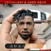 【超級嚴選】現貨實拍 1/6兵人頭雕 瓦坎達 反派 金錢豹 黑豹 平靜版頭雕模型