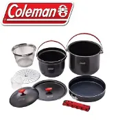 川山岳海 [ Coleman ] 硬鋁鍋具組 / 附收納袋 、漏勺、量杯 / 套鍋 / CM-26764