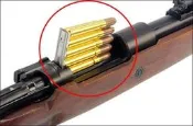 Funny GUN G&G  98K / G980 SE 拋殼式全金屬實木瓦斯槍專用彈殼(5入+彈橋)-G-08-136