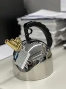 全新 Richard Sapper 經典 Alessi Kettle 9091 義大利 笛音壺  雙音琴壺 2公升 現貨