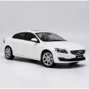 《星探者車庫》送車牌！原廠精品 1/18 VOLVO S60 白 模型車 1:18
