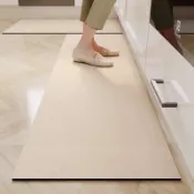 可客製 簡約 素色 純色廚房地墊 吸水防滑脚墊 耐髒 速乾 脚踏墊 矽藻土地墊  軟式硅藻土地墊 止滑墊 長條墊