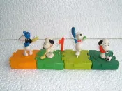 ☆╮(台灣)麥當勞1996年Snoopy “運動史努比“(一套4隻.已拆)╭☆