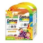【百利市購物中心】【小善存+C】綜合維他命 葡萄口味甜嚼錠禮盒(共90錠)-2024/08/04到期