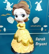 【買動漫】【莎菈布萊恩】貝兒 Belle 美女與野獸 Qposket A款 Q posket 迪士尼 台中西屯區可面交 公仔 PVC 景品 實拍 現貨 (港版)