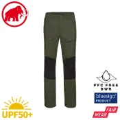 悠遊山水戶外生活館 【MAMMUT 長毛象 男 Zinal Hybrid兩截式件健行長褲《深沼澤綠/黑》】1022-01970/登山褲