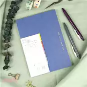 【三民網路書店】好事 裸背精裝格紋筆記本 25K-晨昏藍