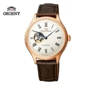 ORIENT STAR 東方之星 CLASSIC 系列 經典鏤空機械錶 皮帶款玫瑰金色-30.5mm