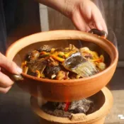 【新品免運】傳統土砂鍋老式打邊爐鍋商用炭爐火鍋燒炭手工粗陶沙鍋大容量燉鍋 OWUO