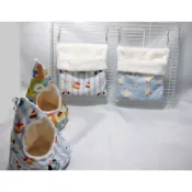 【鹹蛋鼠鼠壓箱寶】BID0538 透氣睡窩 親膚 保暖窩 棉花絨窩 蜜袋鼯吊床 睡袋 帳篷 搖籃窩 倉鼠保暖窩 虎皮鸚鵡