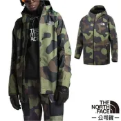【The North Face】男 Lyell Jacket 防風防潑水可調節連帽外套.風衣.休閒夾克_3LZB-FN6 迷彩 N