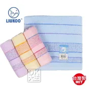 LIUKOO 彩紋純棉童巾 兒童毛巾 小毛巾 吸水毛巾 煙斗 LK417 台灣製【DK大王】