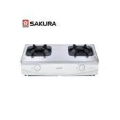 (店+)【SAKURA 櫻花】G5513S G-5513S 白鐵材質 雙環雙內焰安全台爐 瓦斯爐 5513 G5513