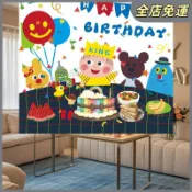 【生日佈置】生日快樂背景布置場景ins風掛布定製橫幅成人兒童拍照道具儀式感 收延佈置 生日背景牆 生日佈置 派對 週歲