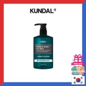 KUNDAL Cooling 男士潔面乳草本佛手柑 300ml x 1ea / 來自韓國