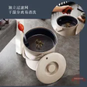 連盛 茶水桶茶桶茶渣桶排水桶功夫茶具配件家用小號茶盤茶道茶臺垃圾桶