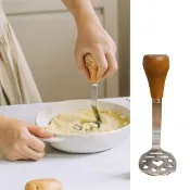 【泥泥der】小熊430不銹鋼壓泥器(嬰兒輔食 果泥 副食品 壓薯 搗碎 搗泥 馬鈴薯 薯泥 壓碎 擠壓 廚房 山藥)