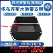 青禾優選 【店長推薦 品牌好貨】特厚支架帆布養殖池游泳池一整套帆布魚池戶外防水布大型養殖帆布