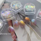 Rainbow Nail 美甲雪絨粉 歐泊粉 極薄雲錦粉 亮片 美甲飾品