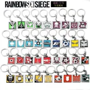 csgo周邊 彩虹六號周邊40款明日方舟游戲同款Rainbow Six鑰匙扣6號csgo周邊